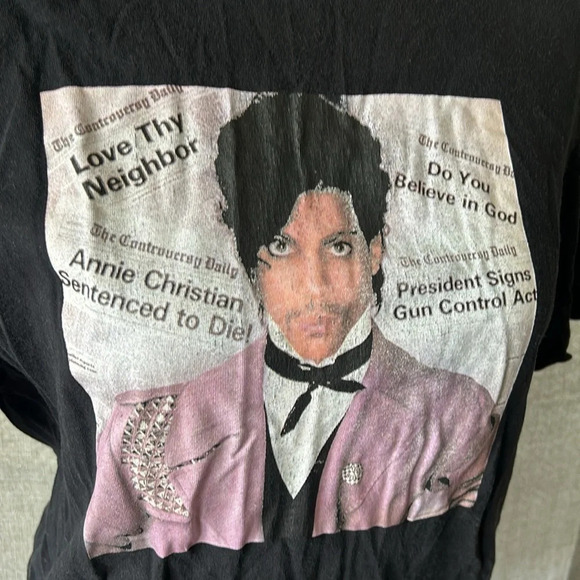 Black Zara Prince Tee - Picture 2 of 3